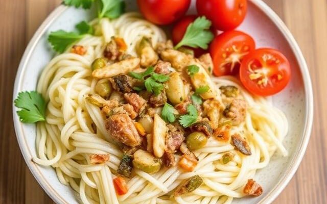 Affordable meal representing gluten free on a shoestring lifestyle